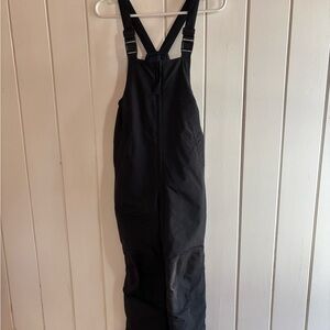 Lands' End Black Squall Snow Bib Overalls